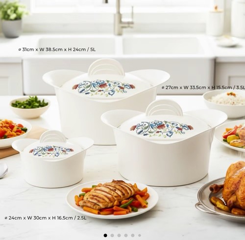 3pcs insulated hot pot - hot, set