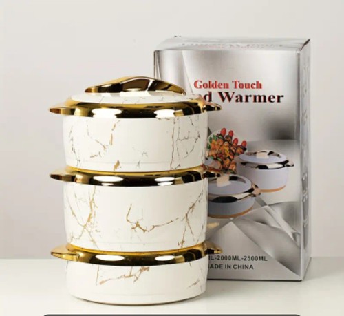 3pcs marble design - food, warmer