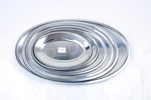 Oval platter stainless steel - oval,